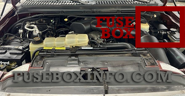 2000 ford excursion starter relay location